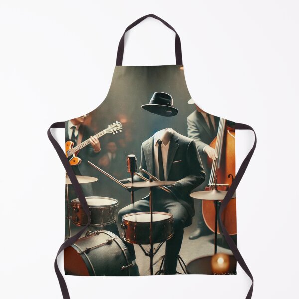 Item preview, The Invisible Jazz Trio: Halloween Rhythms from the Shadows designed and sold by MySheetMusicArt.