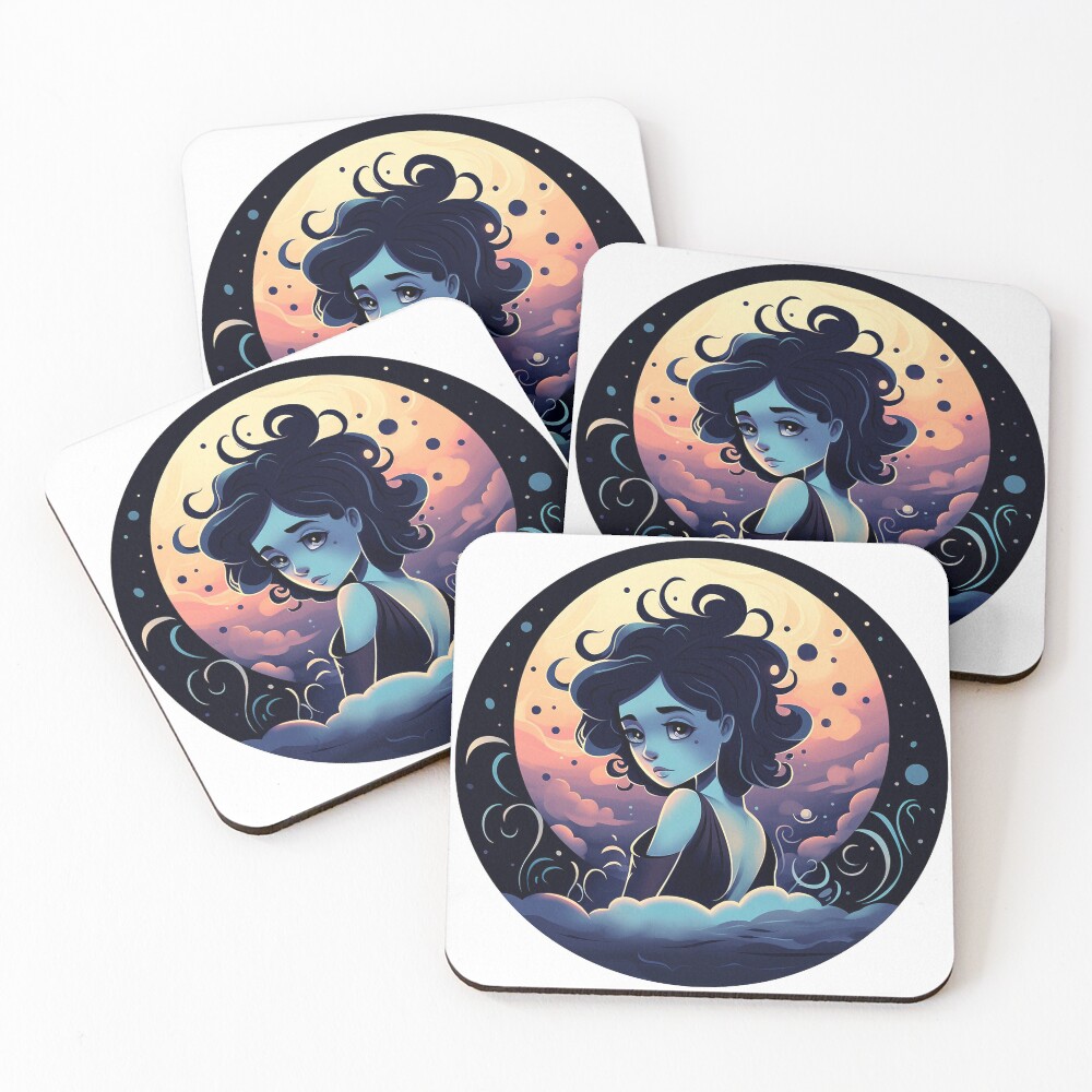 Item preview, Coasters (Set of 4) designed and sold by QuantumRuby.