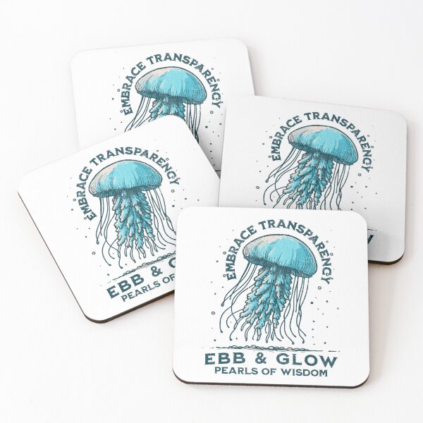 Item preview, Jellyfish, Beach, Summer Vacation, Pearls of Wisdom, Ebb and Flow, Ocean designed and sold by MerchSearchCO.