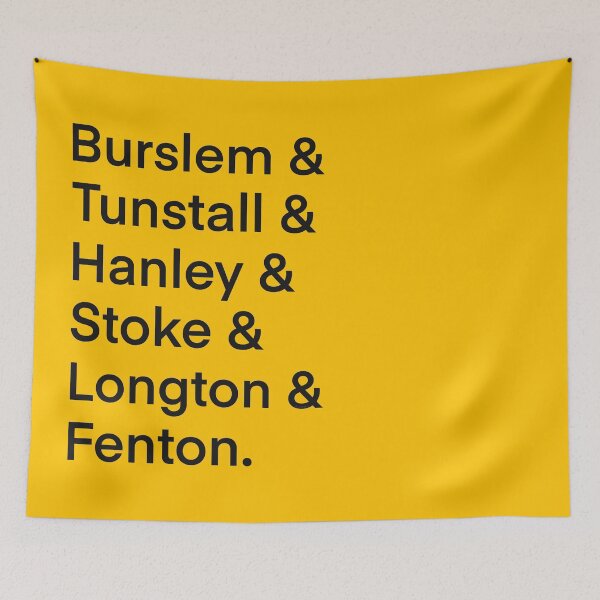 Item preview, Six Towns of Stoke-on-Trent designed and sold by MadeByGeeClowes.
