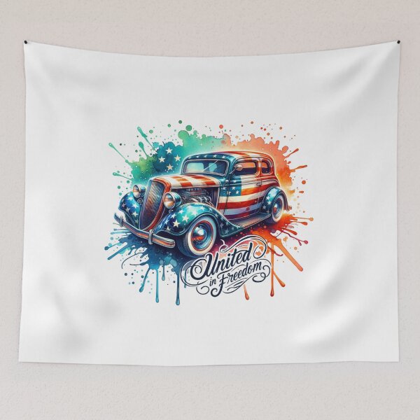 Item preview, Classic American Ride – Memorial Day United in Freedom designed and sold by artedigital99.