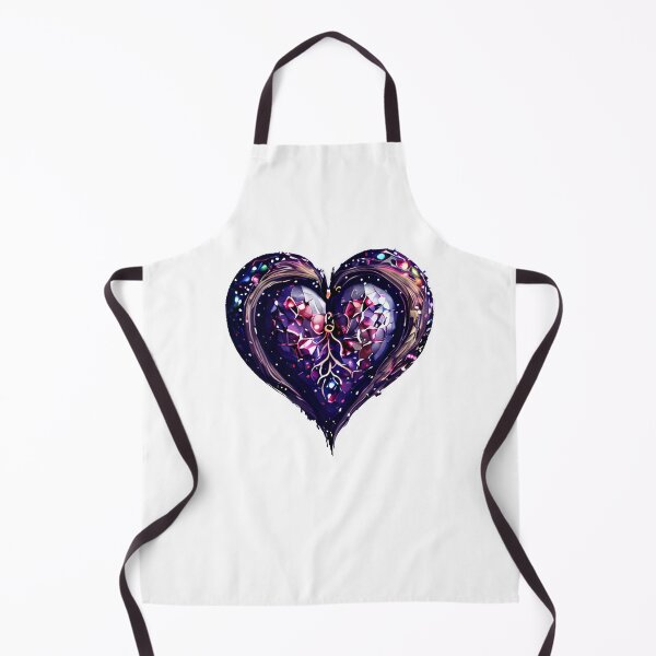 Item preview, Fantasy Gothic Fairytale Victorian Heart with Diamonds designed and sold by EdeniaArtStudio.