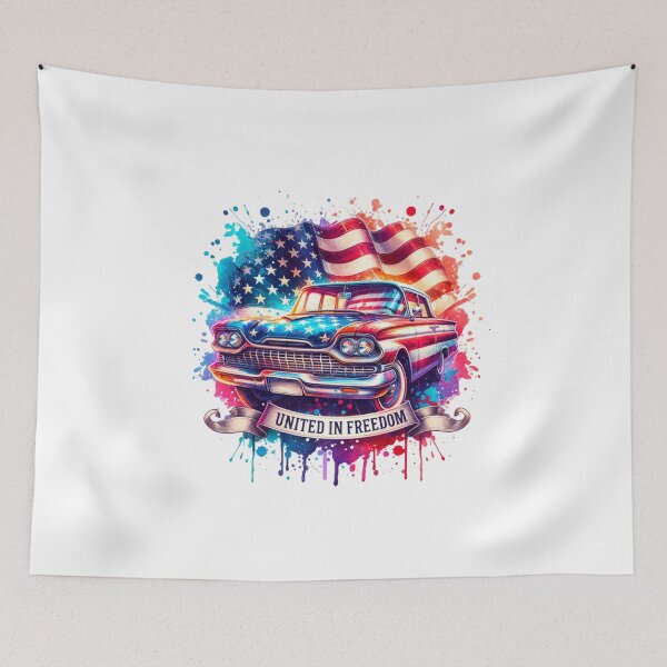 Item preview, Classic American Ride – Memorial Day United in Freedom designed and sold by artedigital99.