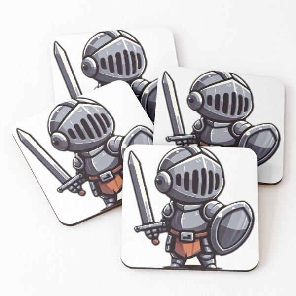 Item preview, Brave Knight A small knight character in armor, holding a sword or shield, with a confident stance  designed and sold by Bored Elon.