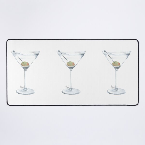 Item preview, Watercolor Martini Art Print designed and sold by SchmeckStudio.