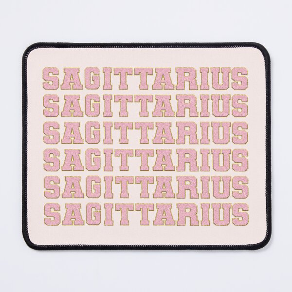 Item preview, Sagittarius Preppy Letter Patch Zodiac Sign designed and sold by Creative Brat Design Studio.