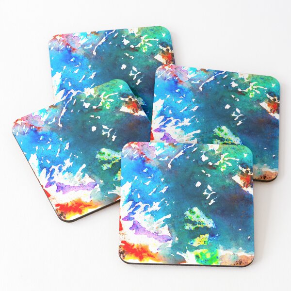 Item preview, "Colourwave" Abstract Watercolour designed and sold by Iryna Nimmo Art.