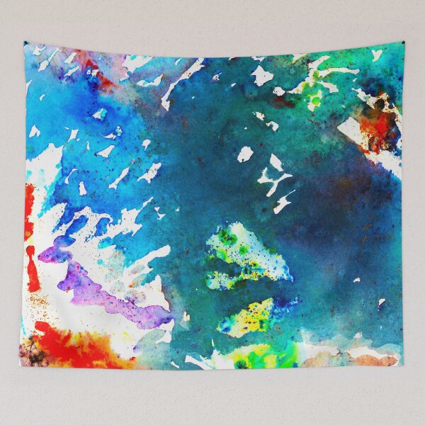 Item preview, "Colourwave" Abstract Watercolour designed and sold by Iryna Nimmo Art.