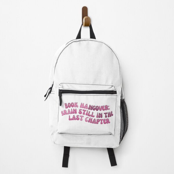 Item preview, Book Hangover Bookish Pink Woman Reading Quote designed and sold by AestHenni17.