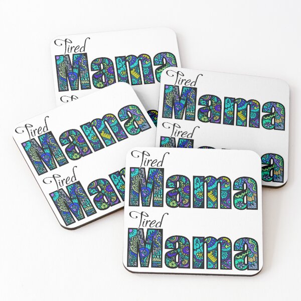 Item preview, Tired Mama Zentangle designed and sold by Lintangled.