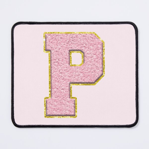 Item preview, P Preppy Varsity Letter Patch designed and sold by Creative Brat Design Studio.