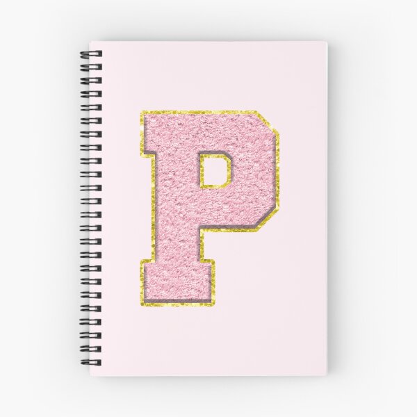 Item preview, P Preppy Varsity Letter Patch designed and sold by Creative Brat Design Studio.