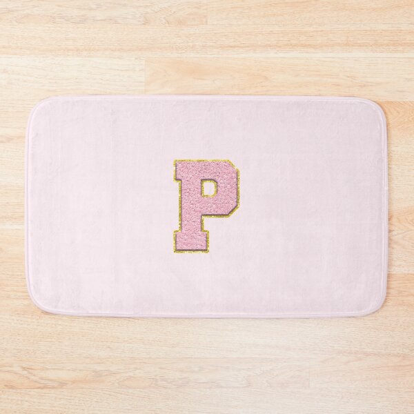 Item preview, P Preppy Varsity Letter Patch designed and sold by Creative Brat Design Studio.