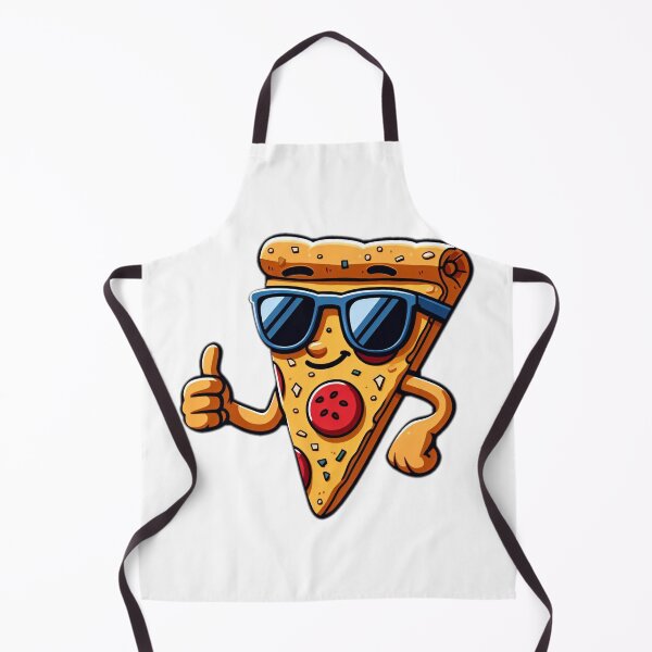 Item preview, Cool Pizza Slice A pizza slice with sunglasses and a cheeky smile, doing a thumbs up designed and sold by Bored Elon.