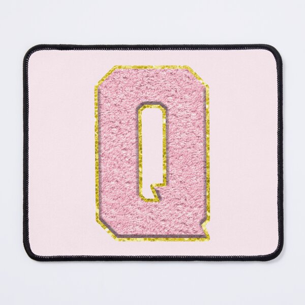 Item preview, Q Preppy Varsity Letter Patch designed and sold by Creative Brat Design Studio.