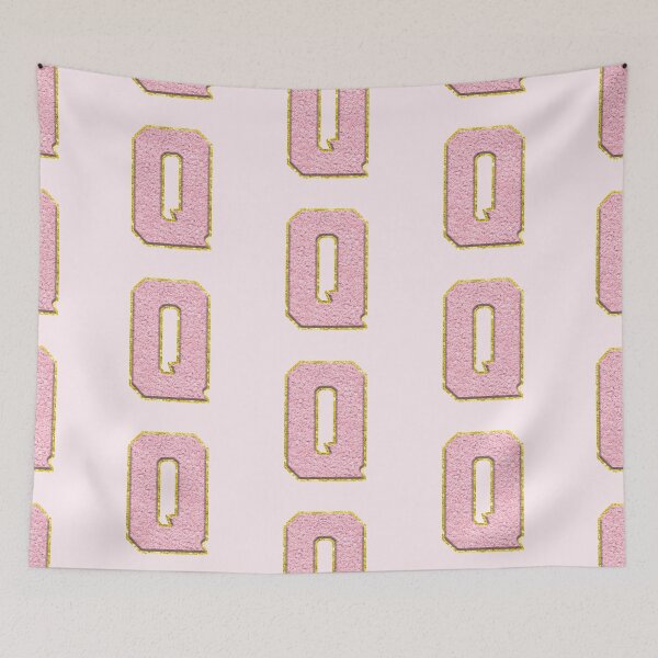 Item preview, Q Preppy Varsity Letter Patch designed and sold by Creative Brat Design Studio.