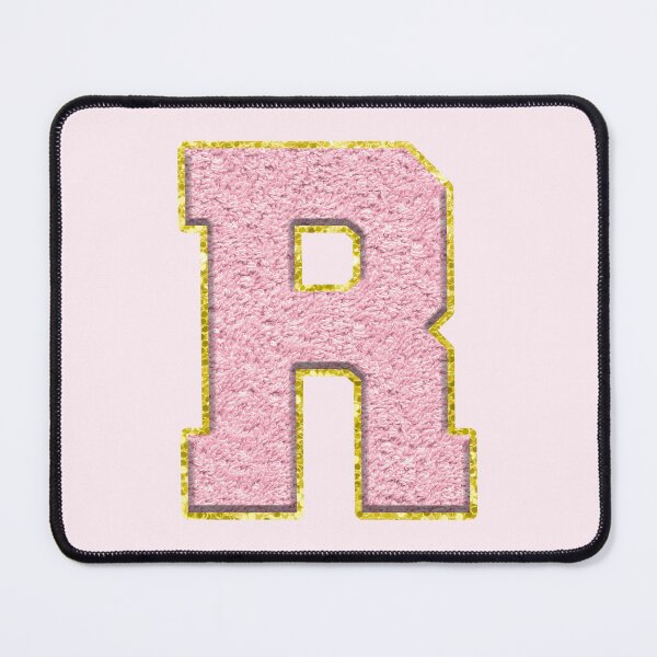 Item preview, R Preppy Varsity Letter Patch designed and sold by Creative Brat Design Studio.