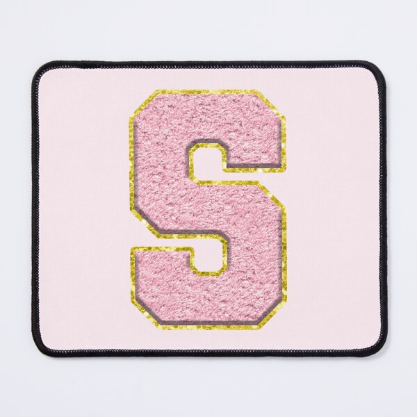 Item preview, S Preppy Varsity Letter Patch designed and sold by Creative Brat Design Studio.