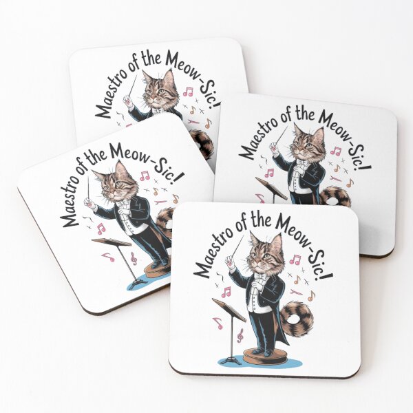 Item preview, Cat Maestro Conducting a Magical Symphony designed and sold by Petpixy.