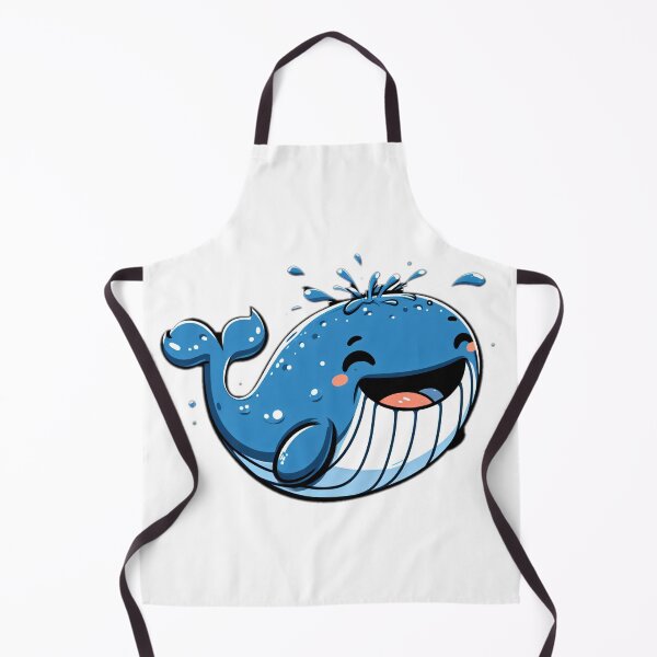 Item preview, Happy Whale A whale with a big smile, splashing around designed and sold by Bored Elon.