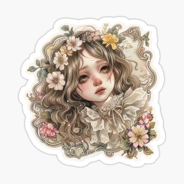 Item preview, Wunderliche florale Schönheit. Süße florale Fantasie. designed and sold by DigitalArtByNow.