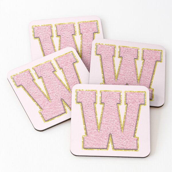 Item preview, W Preppy Varsity Letter Patch designed and sold by Creative Brat Design Studio.