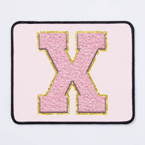 Item preview, X Preppy Varsity Letter Patch designed and sold by Creative Brat Design Studio.
