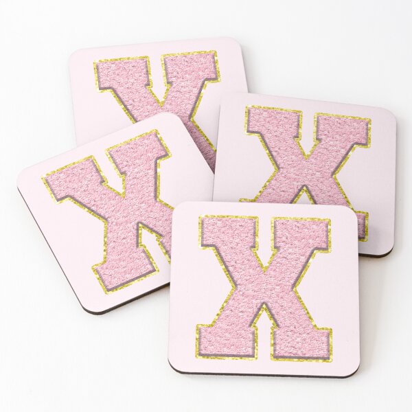Item preview, X Preppy Varsity Letter Patch designed and sold by Creative Brat Design Studio.