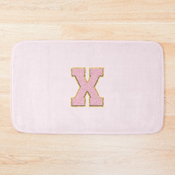 Item preview, X Preppy Varsity Letter Patch designed and sold by Creative Brat Design Studio.