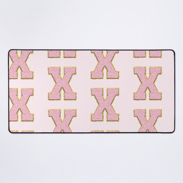 Item preview, X Preppy Varsity Letter Patch designed and sold by Creative Brat Design Studio.