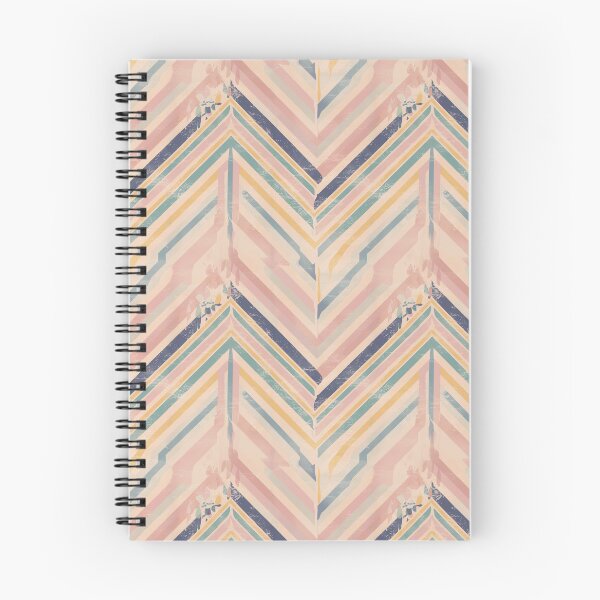 Item preview, Vintage Aged Effect Harringbone Pattern in Pastel Colours designed and sold by SamJanner.