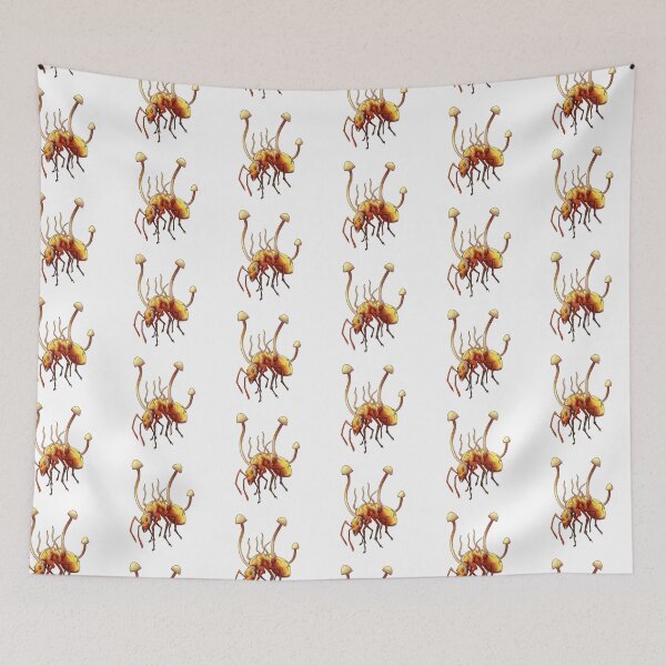 Item preview, Cordyceps Mushrooms Growing out of Ant designed and sold by Grimbloom.