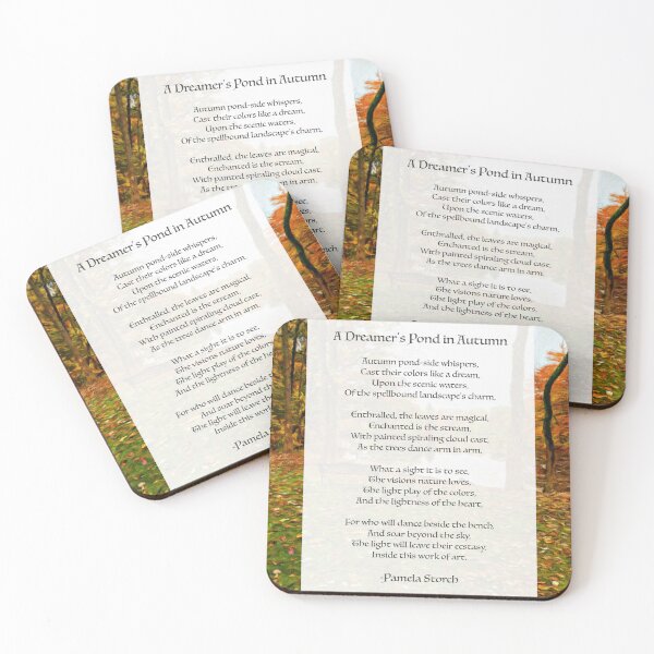 Item preview, A Dreamer's Pond in Autumn Poem designed and sold by Pamela Storch.