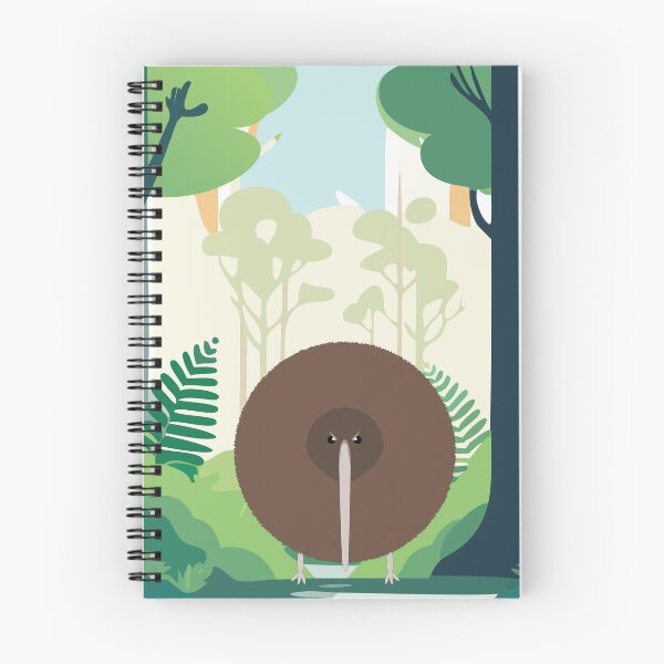 Item preview, Kiwi in the forest designed and sold by Piwakawaka-CA.
