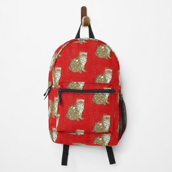 Item preview, Christmas Cat Wrapped in Lights designed and sold by kiwi91.