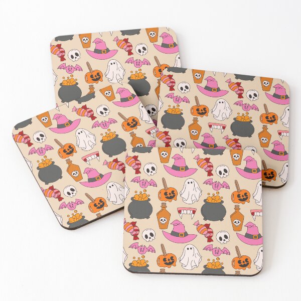 Item preview, Pink and orange Cutesy Halloween  designed and sold by KCCreates.