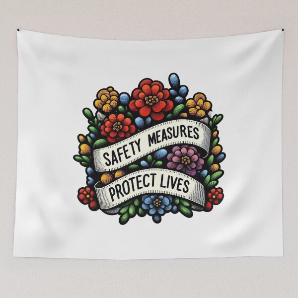 Item preview, Lifesaving Approach -Safety measures protect lives  designed and sold by ZAIKY DREAMS.