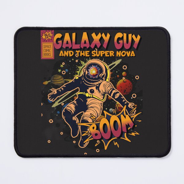 Item preview, Galaxy Guy and the Supernova, Retro Astronaut and Planets designed and sold by Mariana Piana.
