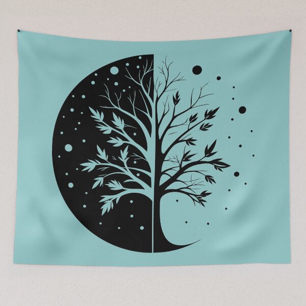 Item preview, Nature Tree Leaves Snow designed and sold by popanato.