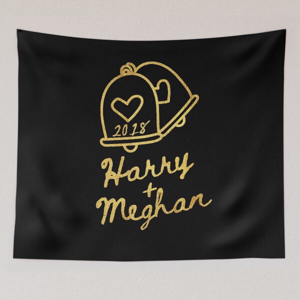 Item preview, Harry Plus Meghan Royal Gold Wedding Bells designed and sold by flippinsg.