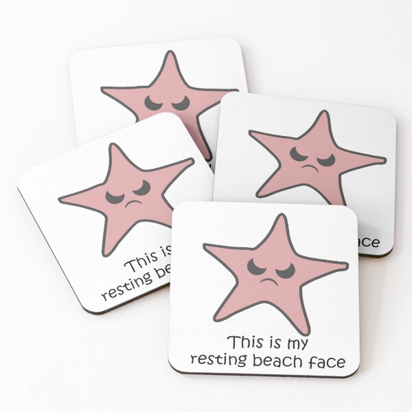 Item preview, Resting beach face designed and sold by GoldenJoJo.