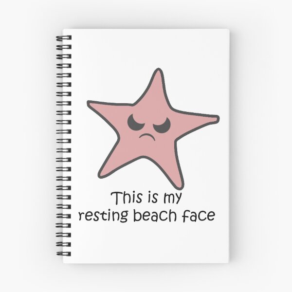 Item preview, Resting beach face designed and sold by GoldenJoJo.