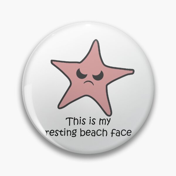 Item preview, Resting beach face designed and sold by GoldenJoJo.