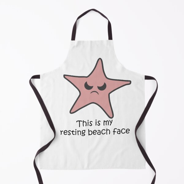 Item preview, Resting beach face designed and sold by GoldenJoJo.