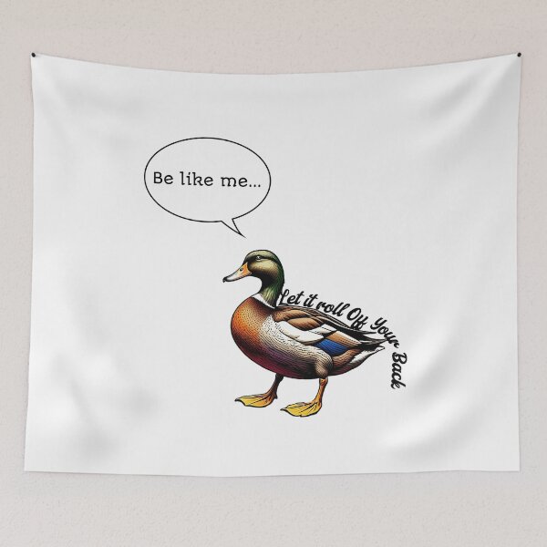 Item preview, Let It Roll Off Your Back designed and sold by S4G Tees.