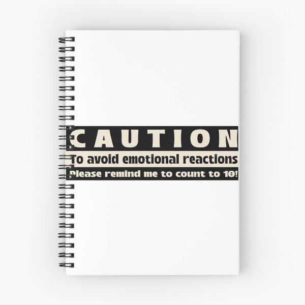 Item preview, Caution: To avoid emotional reactions, please remind me to count to 10! designed and sold by LocaMotion.
