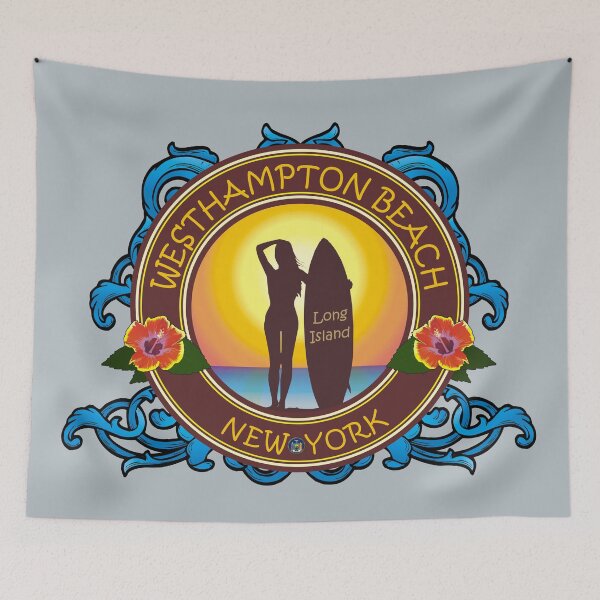 Item preview, Westhampton Beach NY surfer girl designed and sold by studioss76.