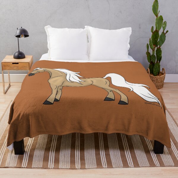 Item preview, Cute, Palomino Arabian Cartoon Horse designed and sold by DappledMoon.