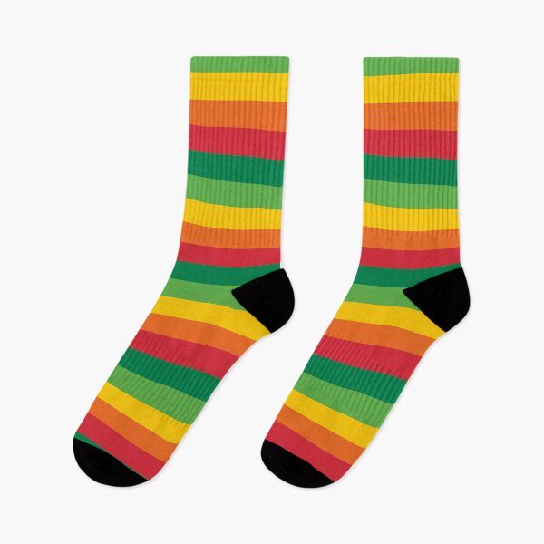 Item preview, Red Gold Green Horizontal Stripes designed and sold by Vibezgarden.