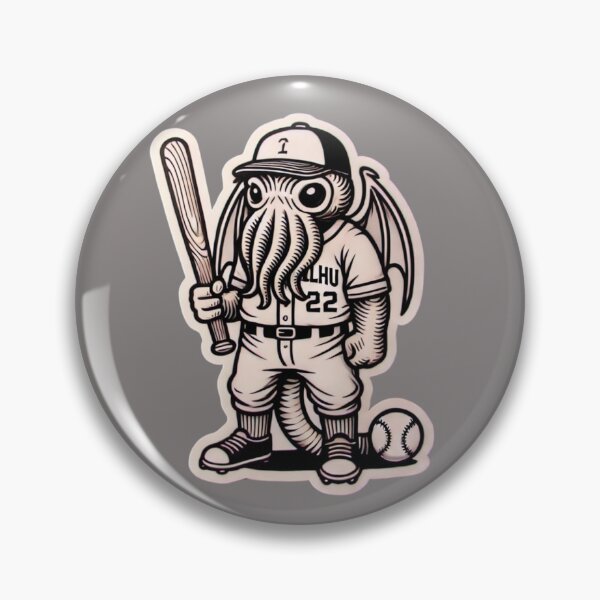 Item preview, Cthulhu Baseball Player designed and sold by PinUpPizzazz.